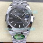 ARF Super Clone Rolex 3235 Datejust II Grey Dial 904L Stainless Steel Jubilee Watch 